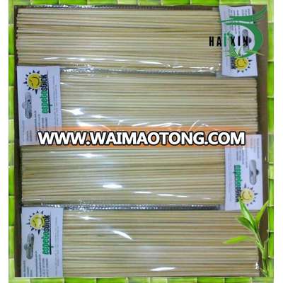 Factory round bamboo stick bamboo skewer with custom logo